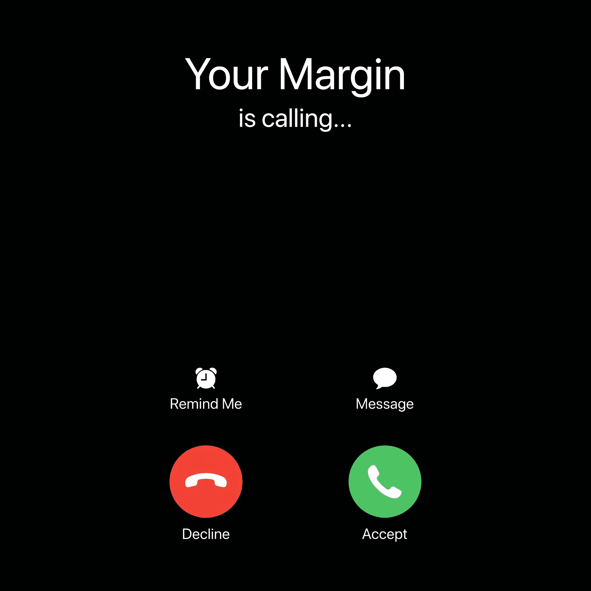 Mockup de llamada de descubrimiento en celular