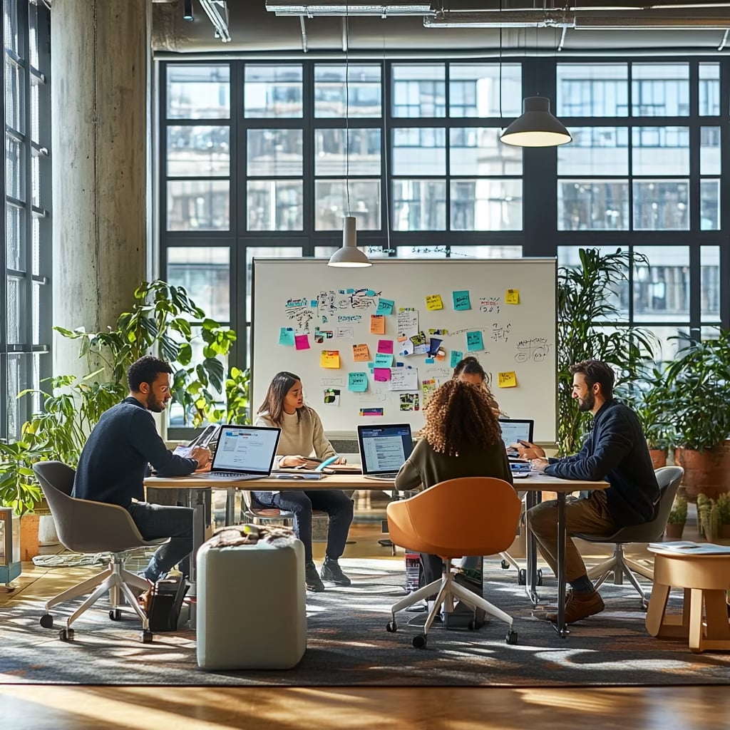 Team Strategy Meeting for AI Implementation